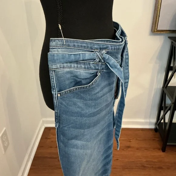 SKINN Men's Bootcut Jeans in Classic Blue Skinny Flare EXTRA HIGH WAIST